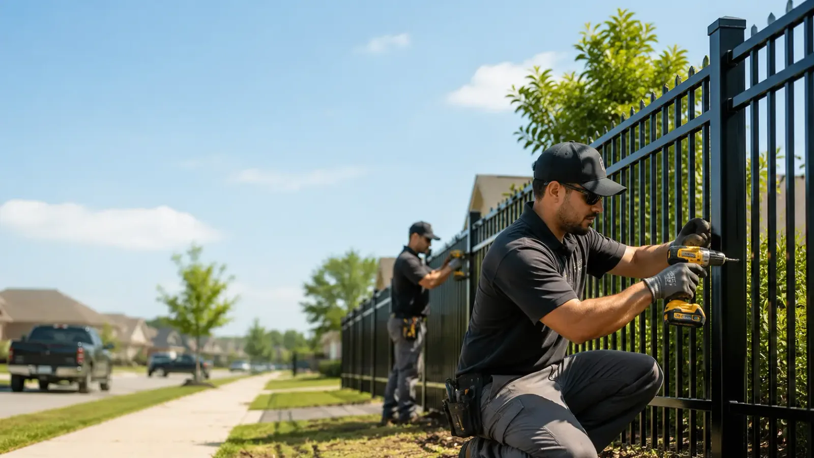 Metal Fence Installation in Eagle Rock, VA